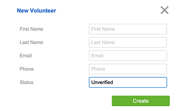 Volunteer Onboarding
